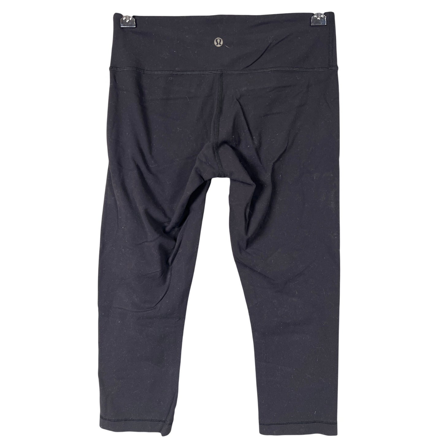 Lululemon Pants Womens 6 Black Athletic Compression Cropped Leggings