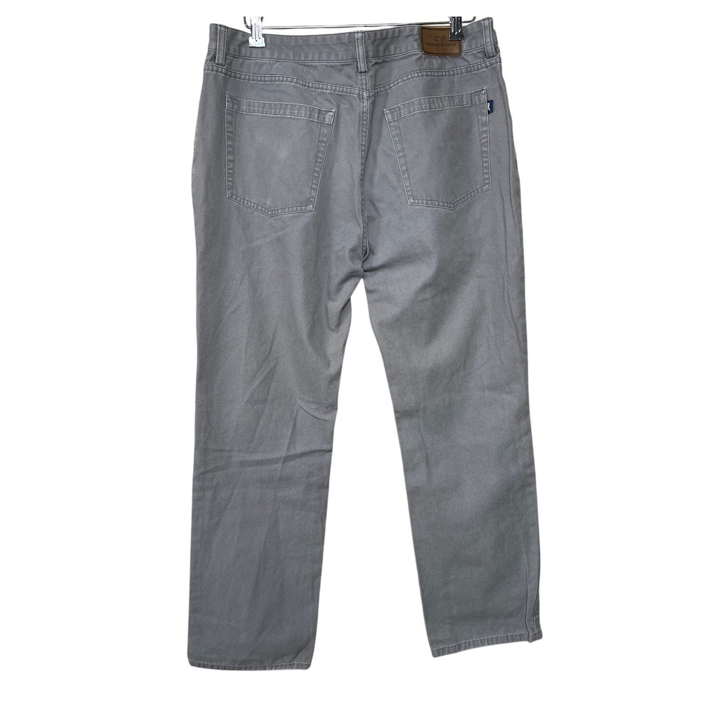 Vineyard Vines SIze 35x32 Gray Men's Chino Pants 100% Cotton 5 Pocket