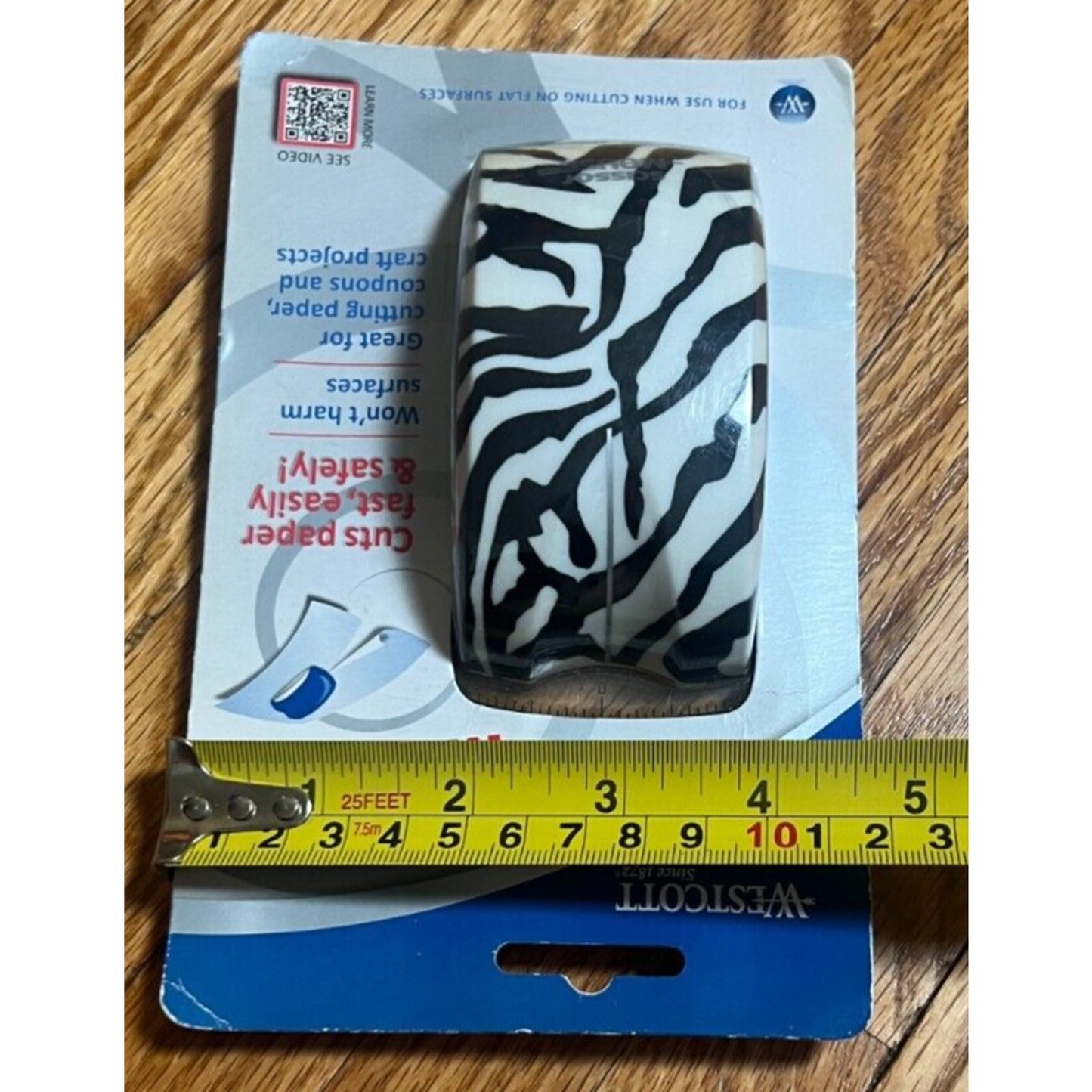 Westcott Scissor Mouse Item No.15527 Zebra Cuts Paper Easily Brand New NWT