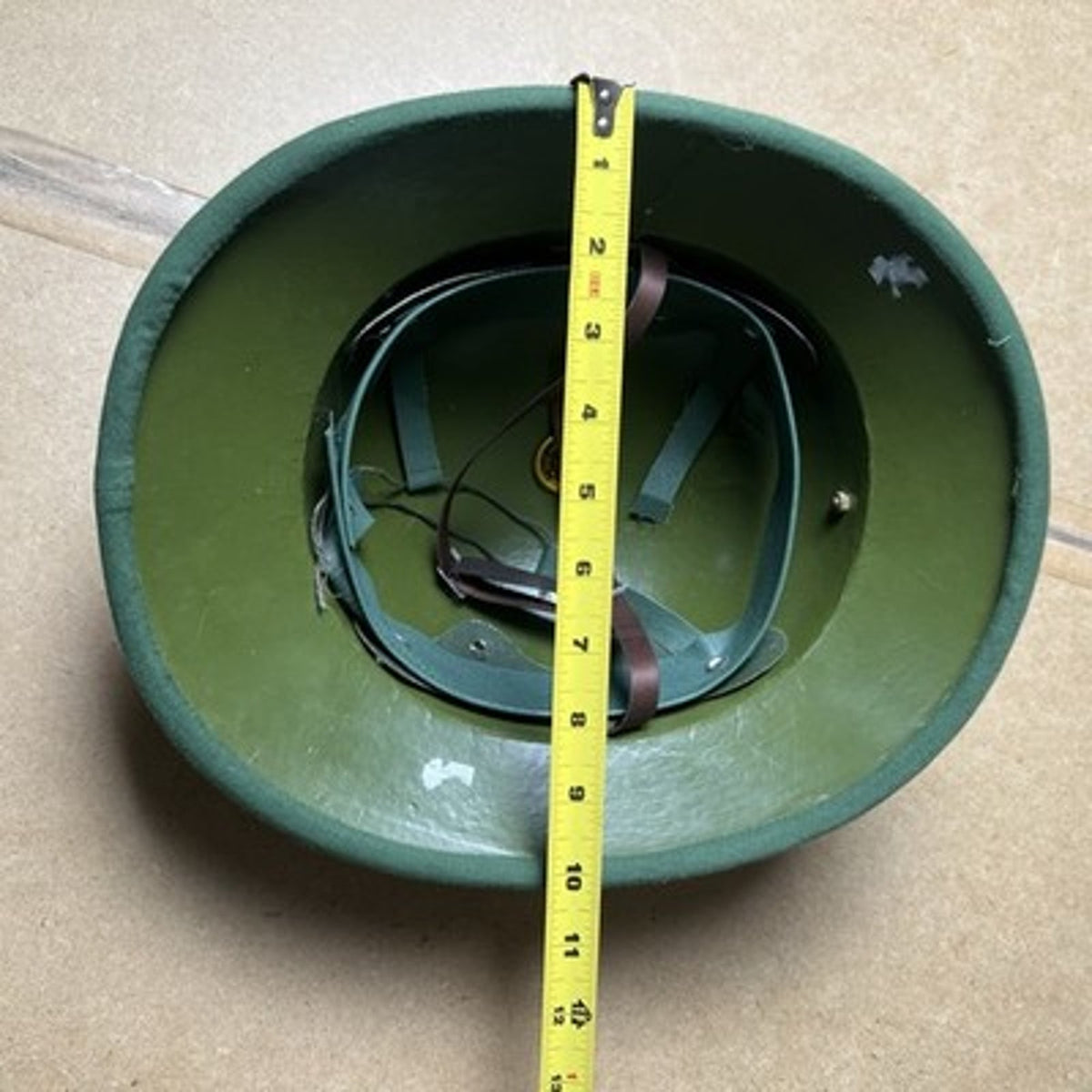 Pith Helmet Green One Size Military Militaria Hat Made In South Africa