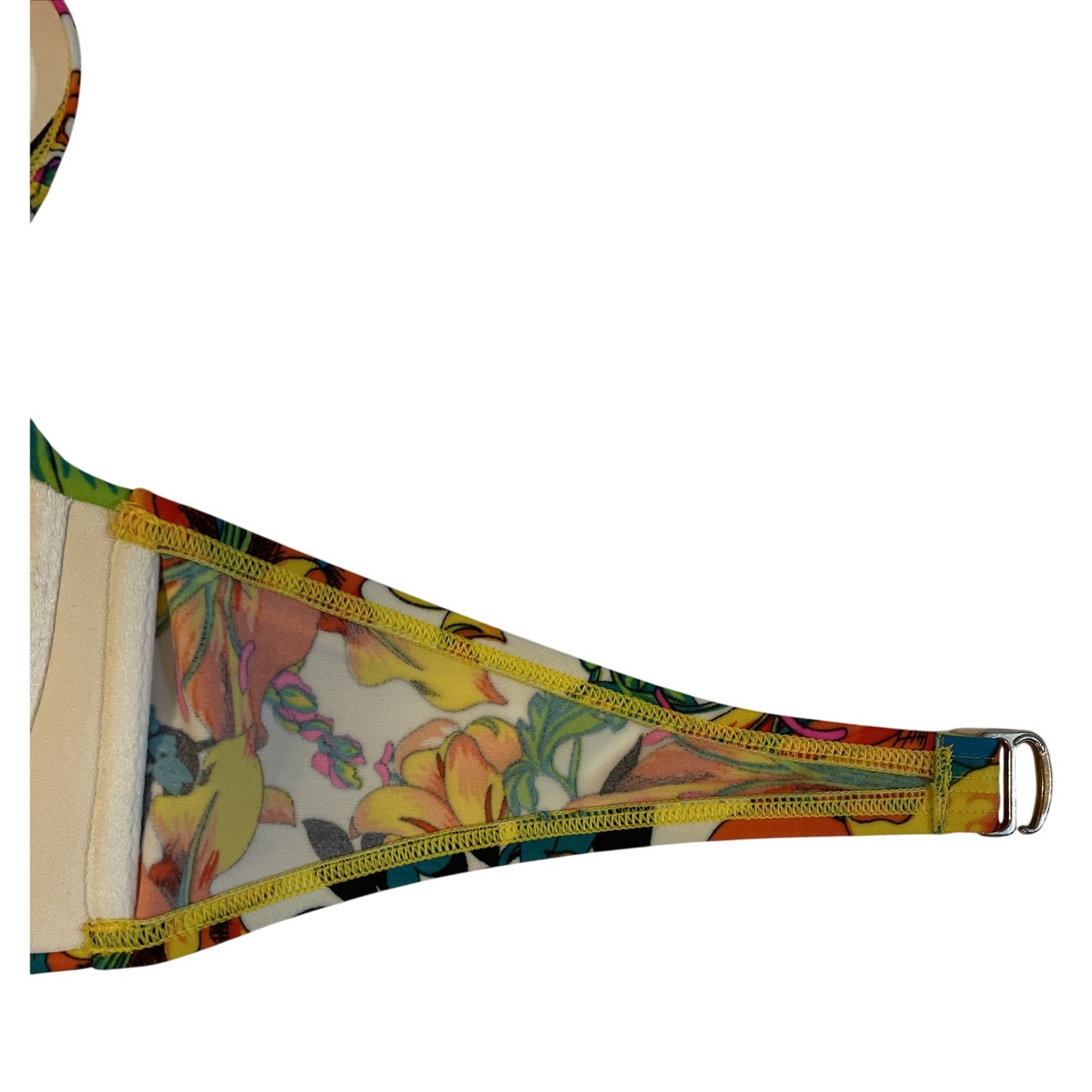 Victoria's Victoria Secret Halter Top Bikini 36D Floral Design - EUC