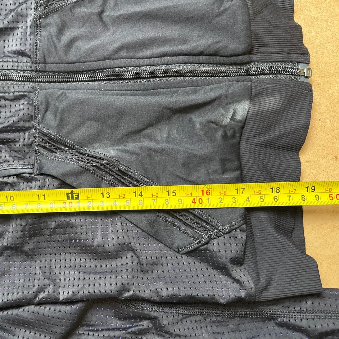 Ivivva Athletic Jacket Size 10 Black and Purple Zip-Up Sweater