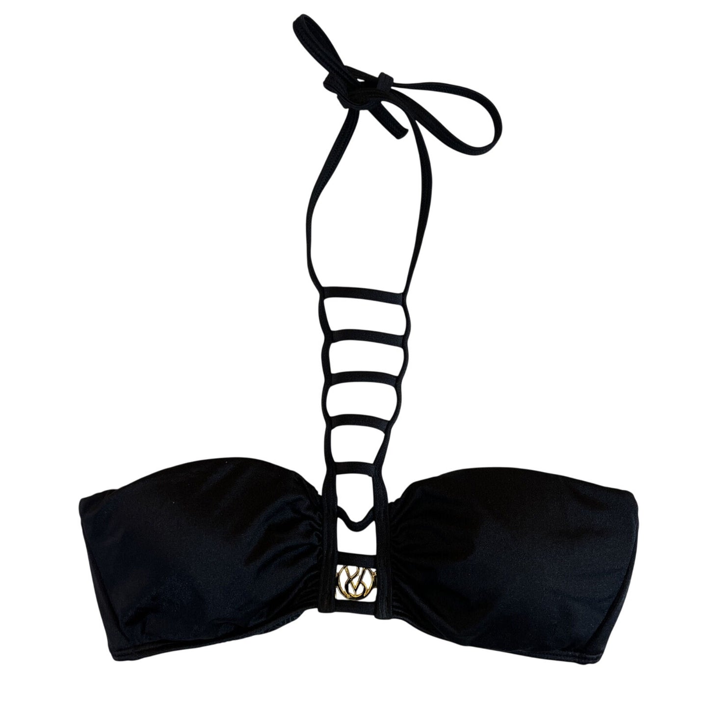 Victoria's Victoria Secret S Small Bikini - Black Gold Clasp - EUC