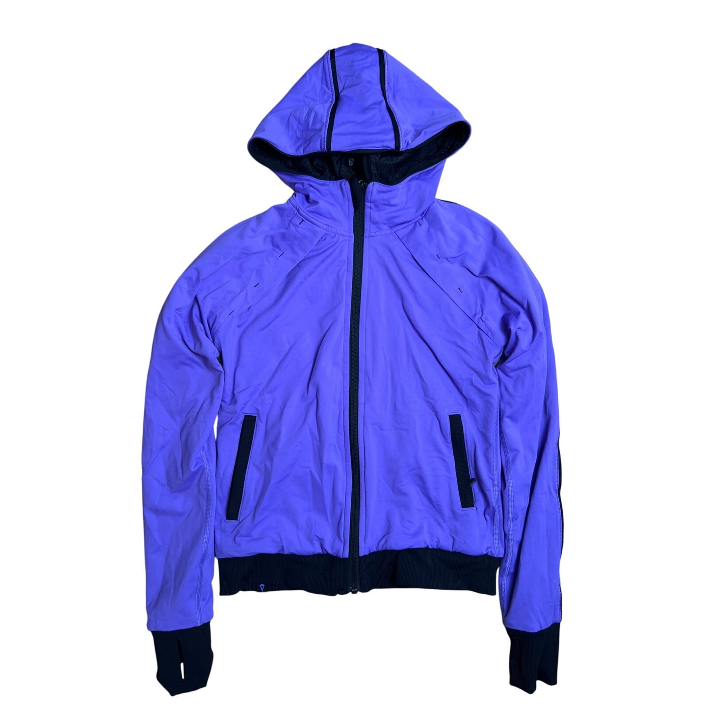 Ivivva Athletic Jacket Size 10 Black and Purple Zip-Up Sweater