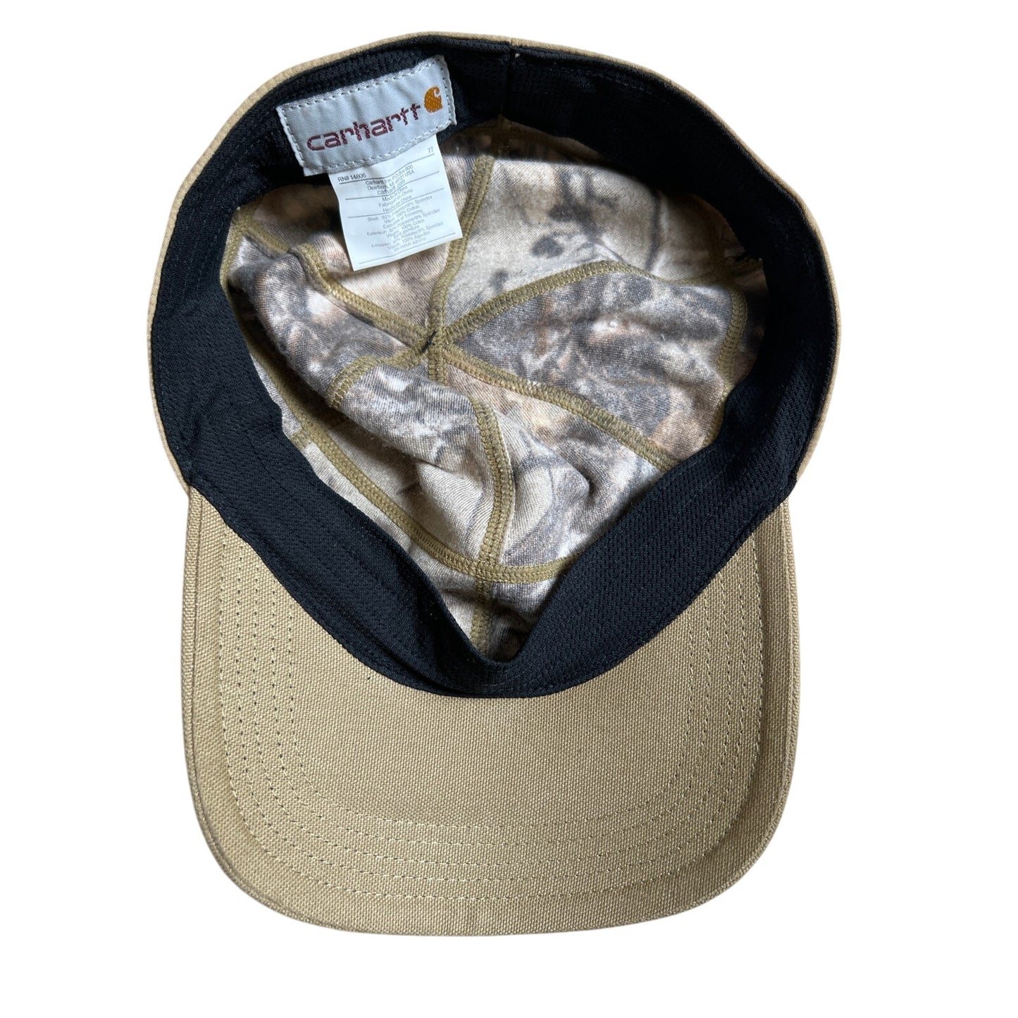 NWT Carhartt Men's Force Griggs Fleece Real tree Visor Baseball Cap One Size