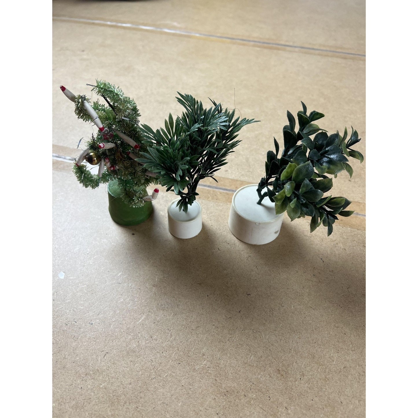 Dollhouse Miniature Accessories Lot Plants Chairs Stools Pot Pan Racket
