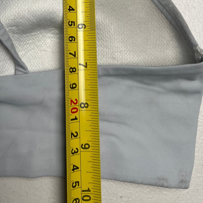 Lululemon Like A Cloud Light Support Gray Sports Bra *Dimensions in Pictures*