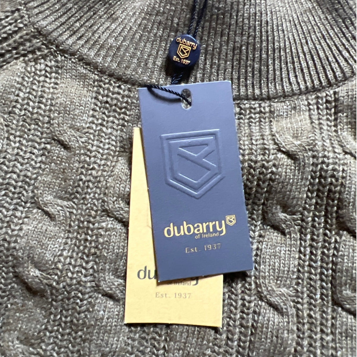 NWT Durbarry Dusky Green Men Knit Sweater Size M
