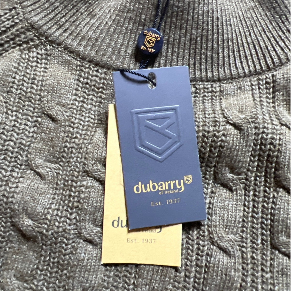 NWT Durbarry Dusky Green Men Knit Sweater Size M