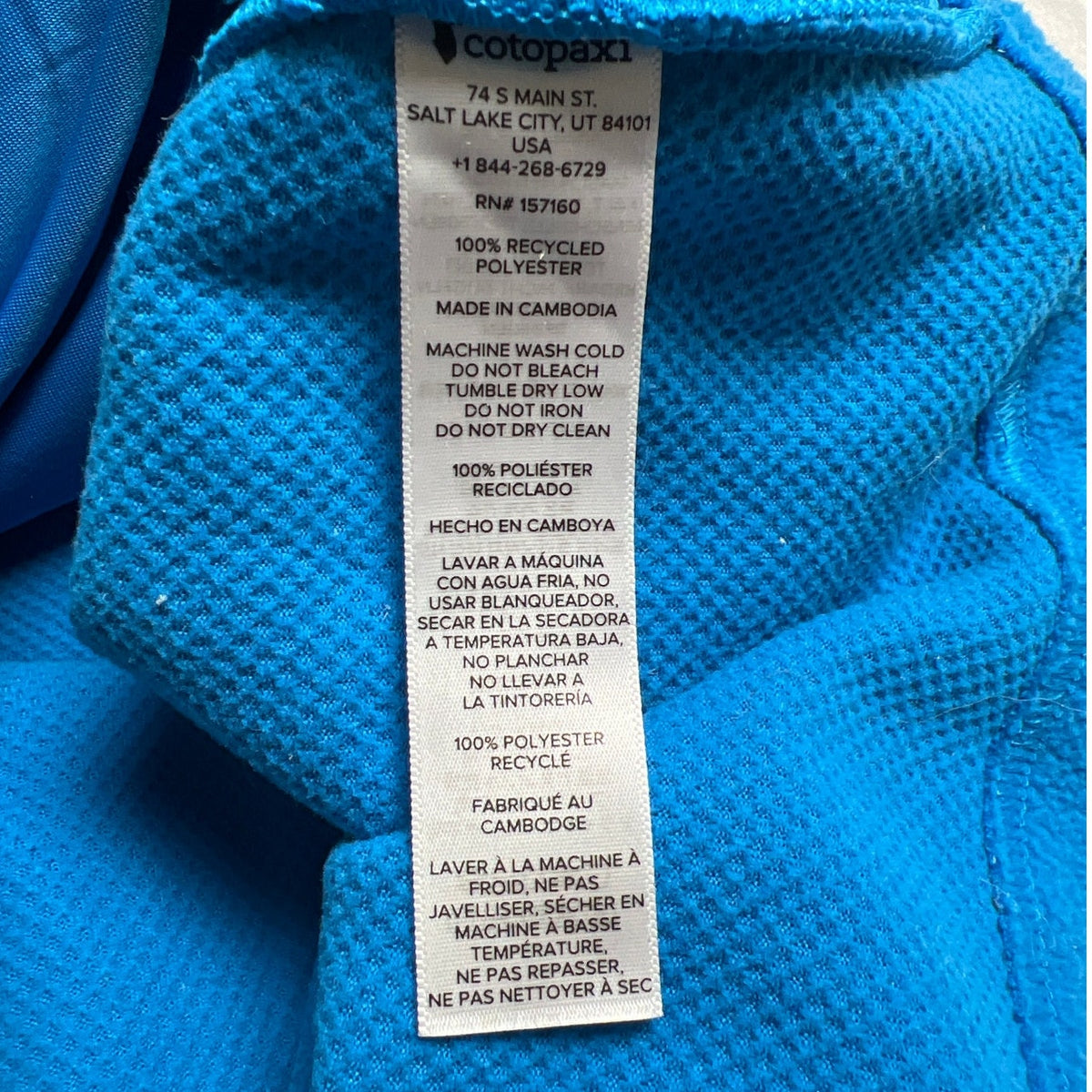 Cotopaxi Abrazo 1/2 Zip Fleece Pullover Jacket Size L Men's