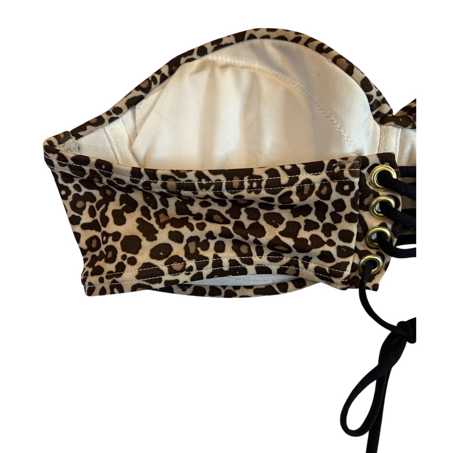 Victoria's Victoria Secret 34B Bikini - Leopard Print - EUC