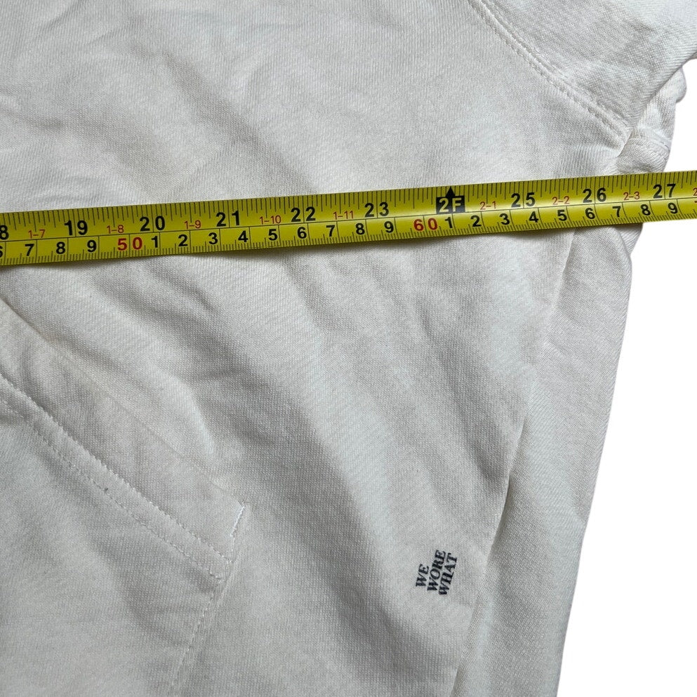 WeWoreWhat White Women Basic Hoodie Size Large