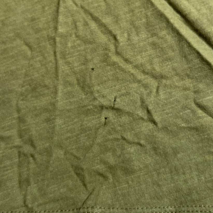 Madewell Olive Green V-Neck Pocket Tee Women Size XS