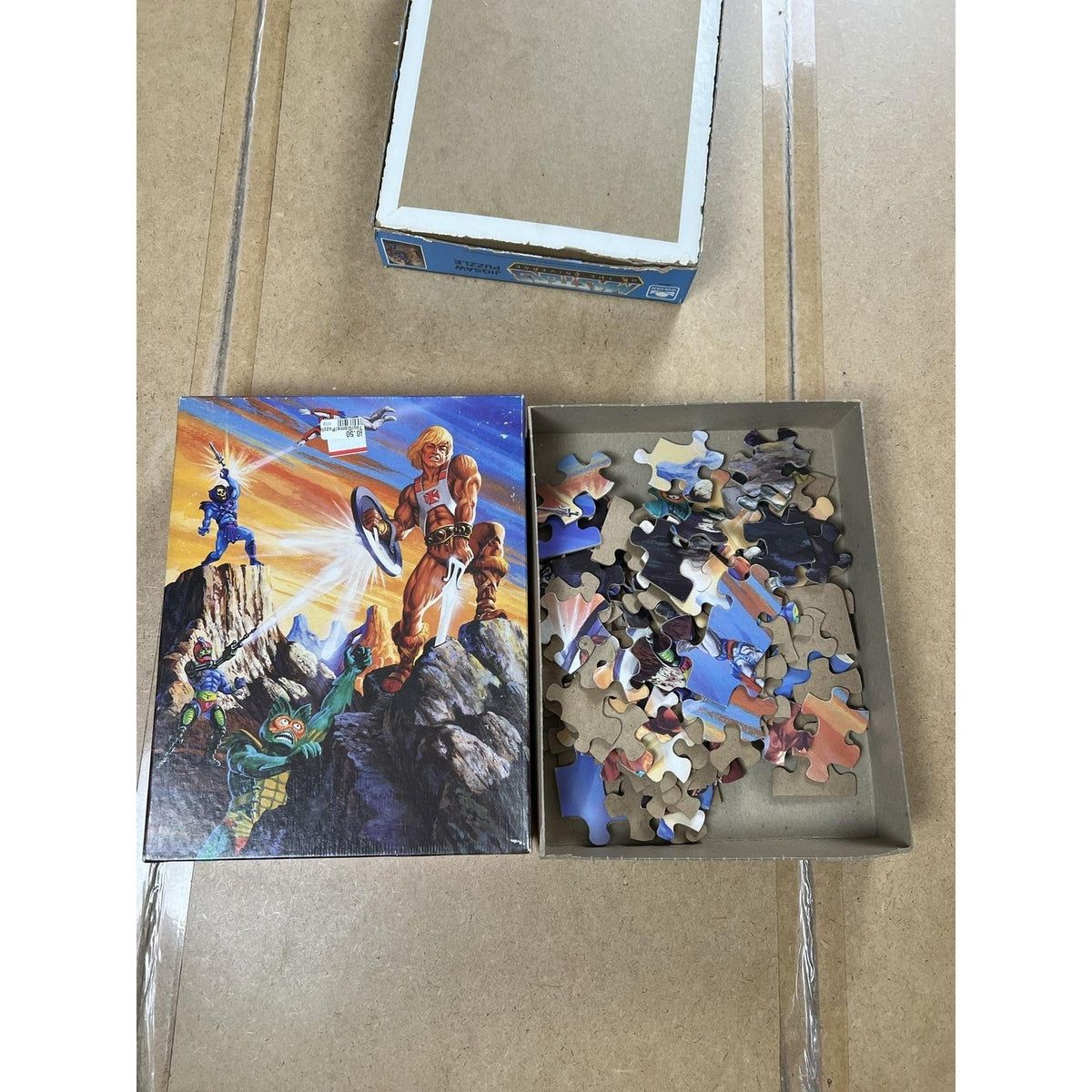 Masters Of The Universe Puzzle He-Man Skeletor Boxed Jigsaw Pieces Loose
