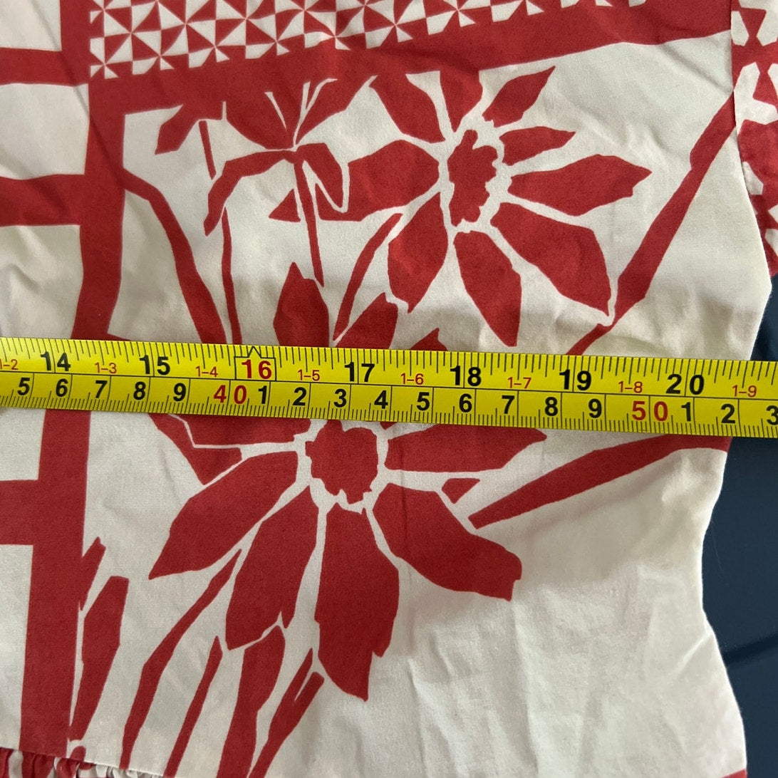 Anthropologie Maeve Printmaker Patchwork Shirt Dress Size M