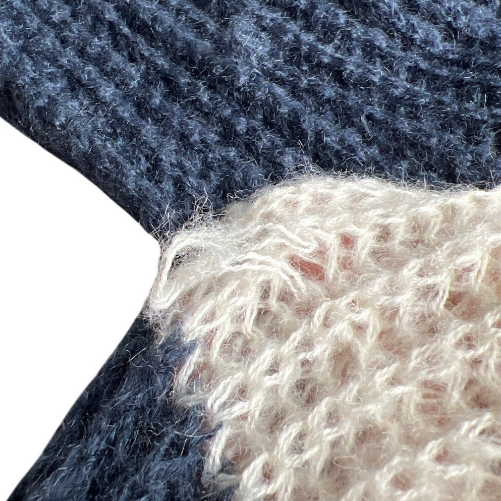 NWT Forever 21 182" Long Blue & White Knit Scarf