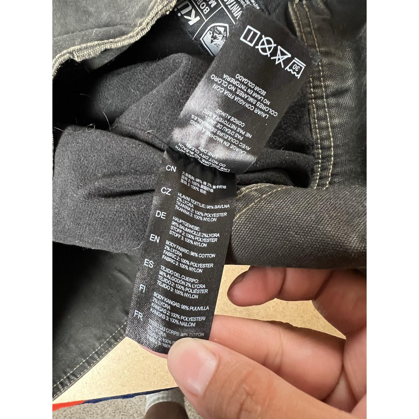 Kuhl Jacket Unisex S Black Hooded Fleece Lined Full Zip Pockets Canvas