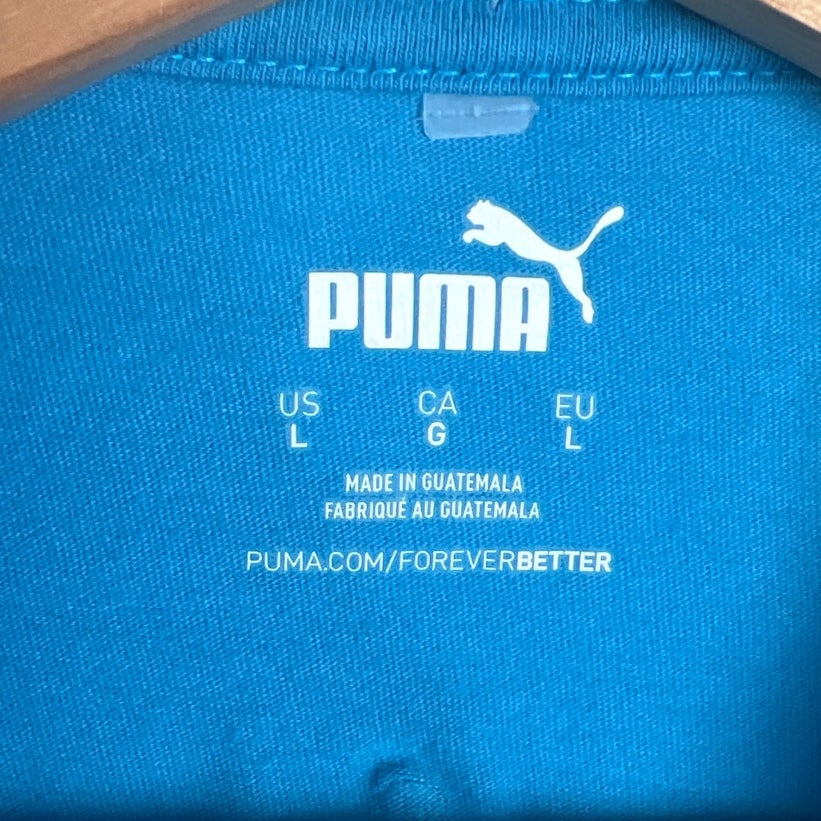Puma Pride Large Logo Blue Color T-shirt Essential