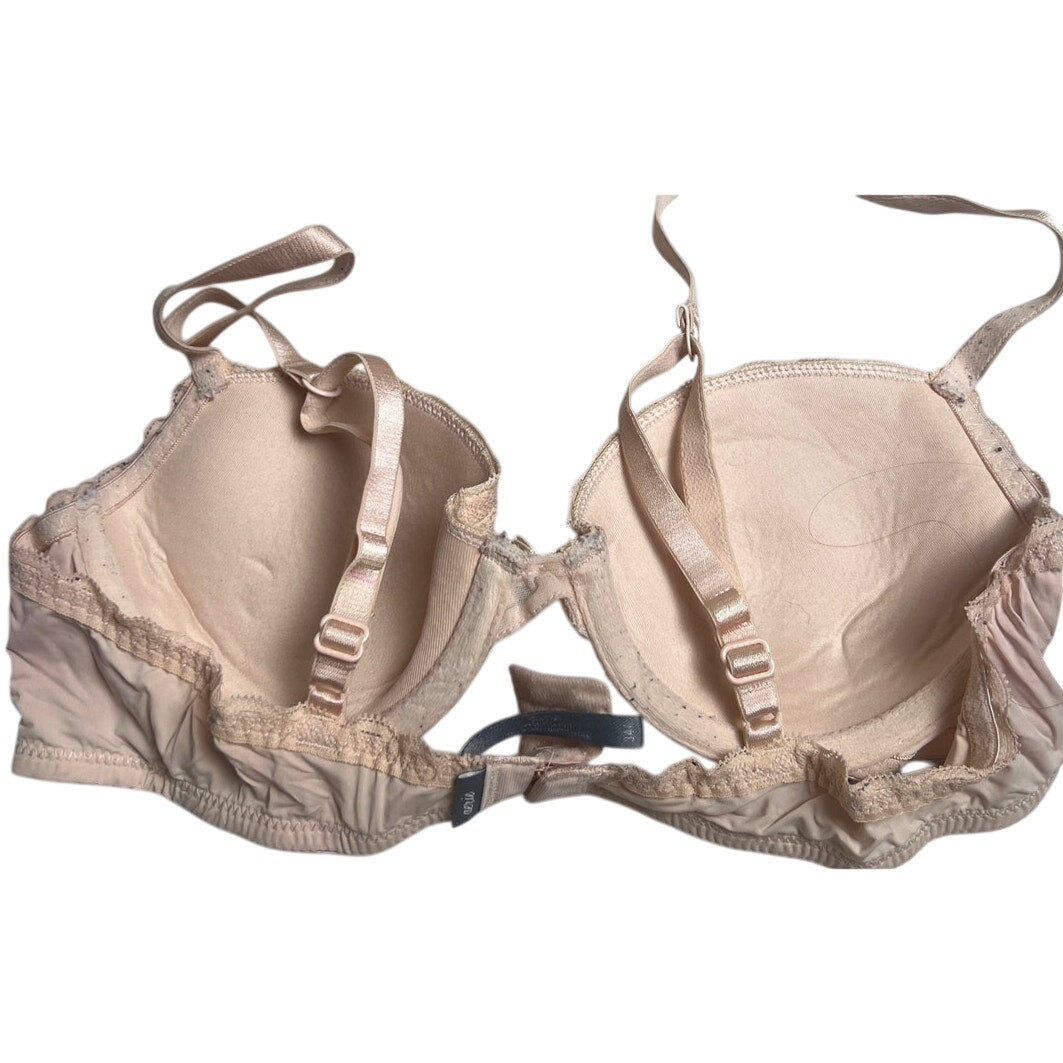 Aerie Nude Lace Pushup Bra Size 34A