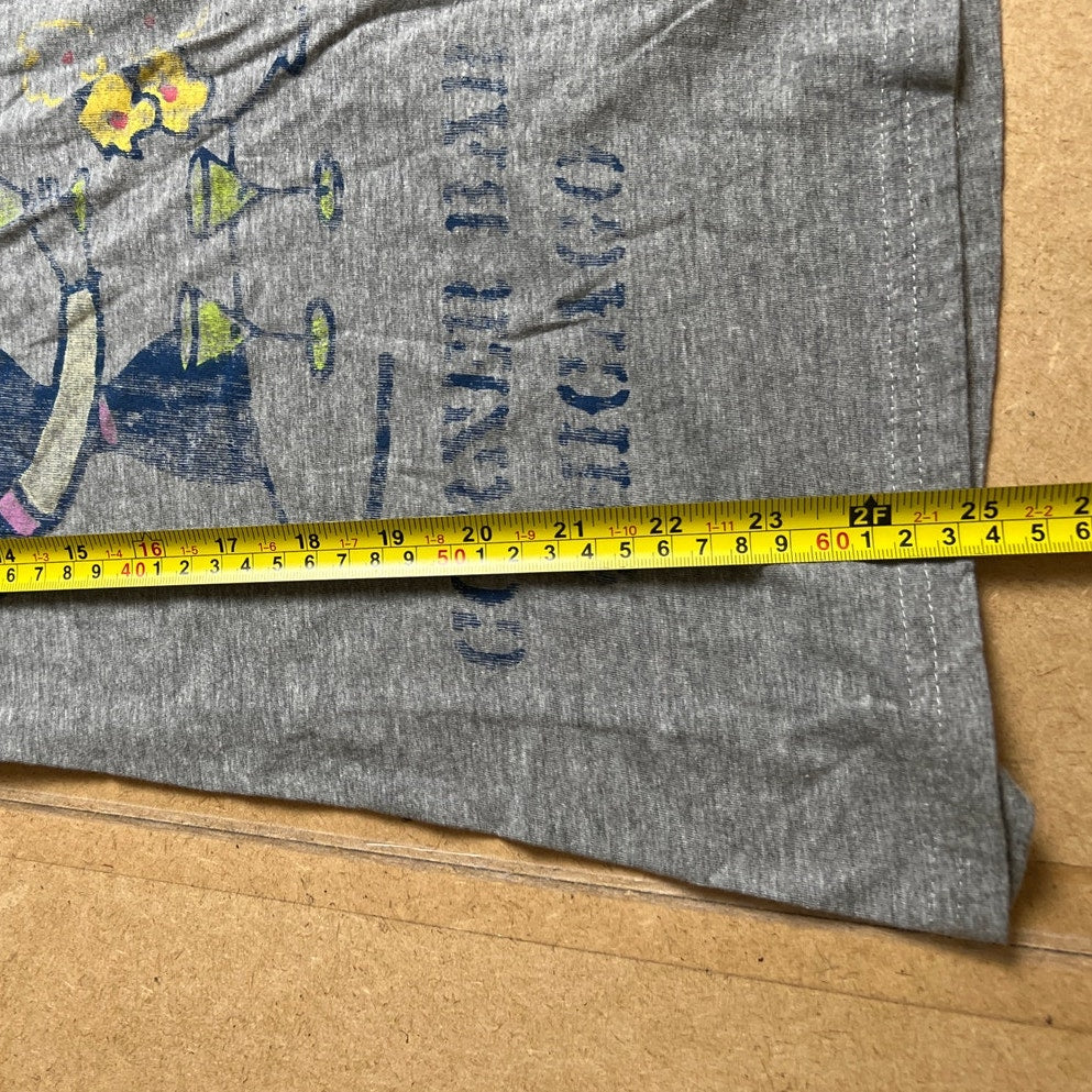 Whats Today Tag "Vodka Day" Gray T-Shirt Women Size S