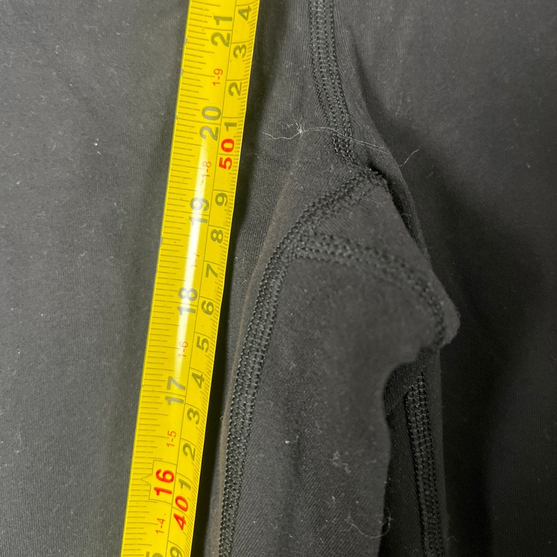 Lululemon Core Kicker Crop Black/Assorted Stripes Leggings Size 4