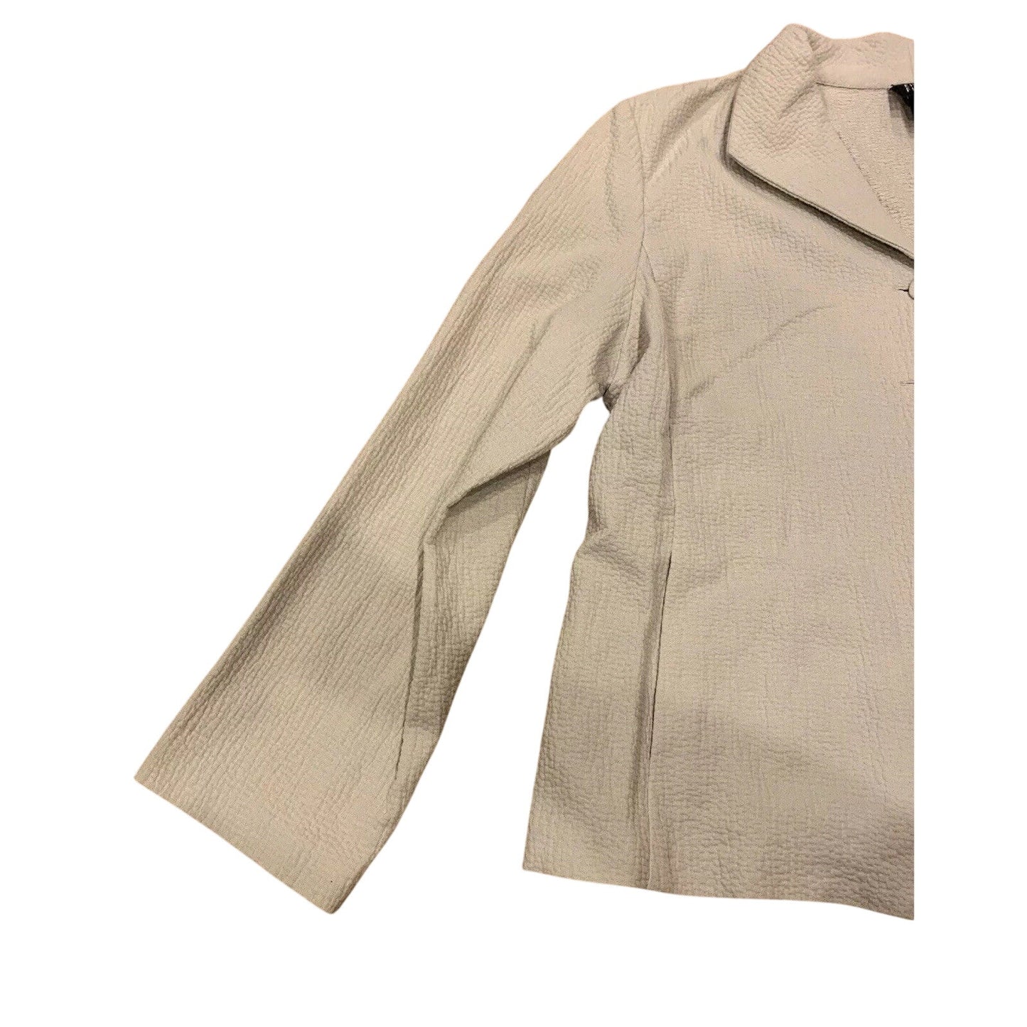 NWT Eileen Fisher Off-White Short Shaped Jacket Size XL - F8JC-J0536M - $298