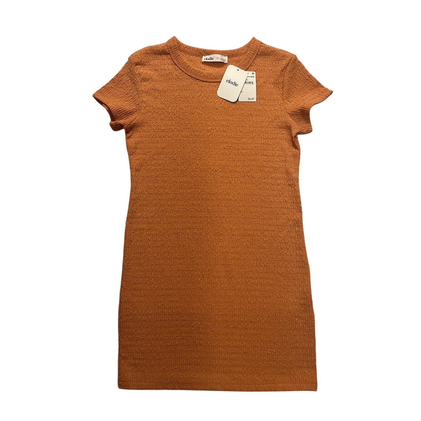 Elodie Dress Women's Large L Orange Short Sleeve T Shirt Dress NEW - NWT