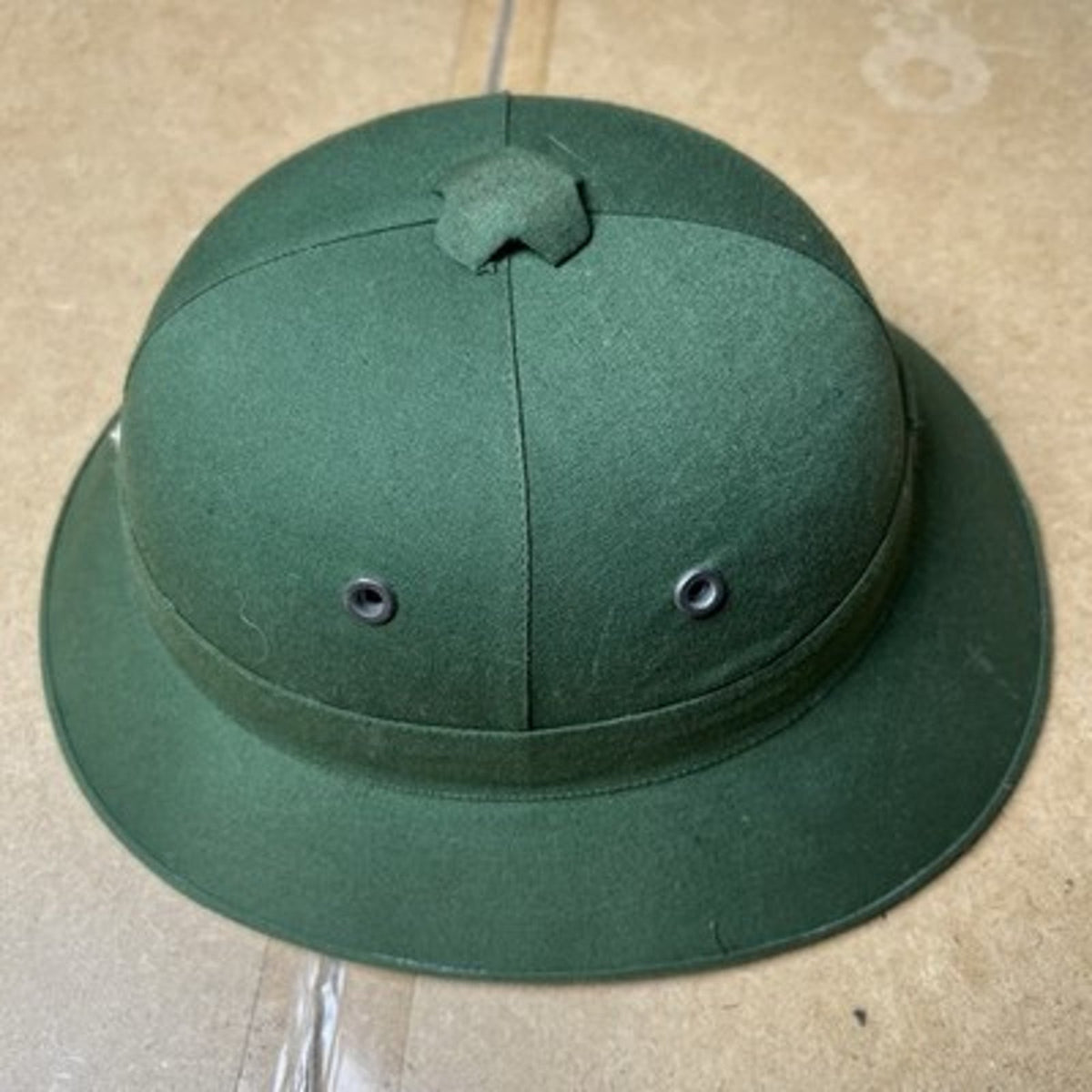 Pith Helmet Green One Size Military Militaria Hat Made In South Africa