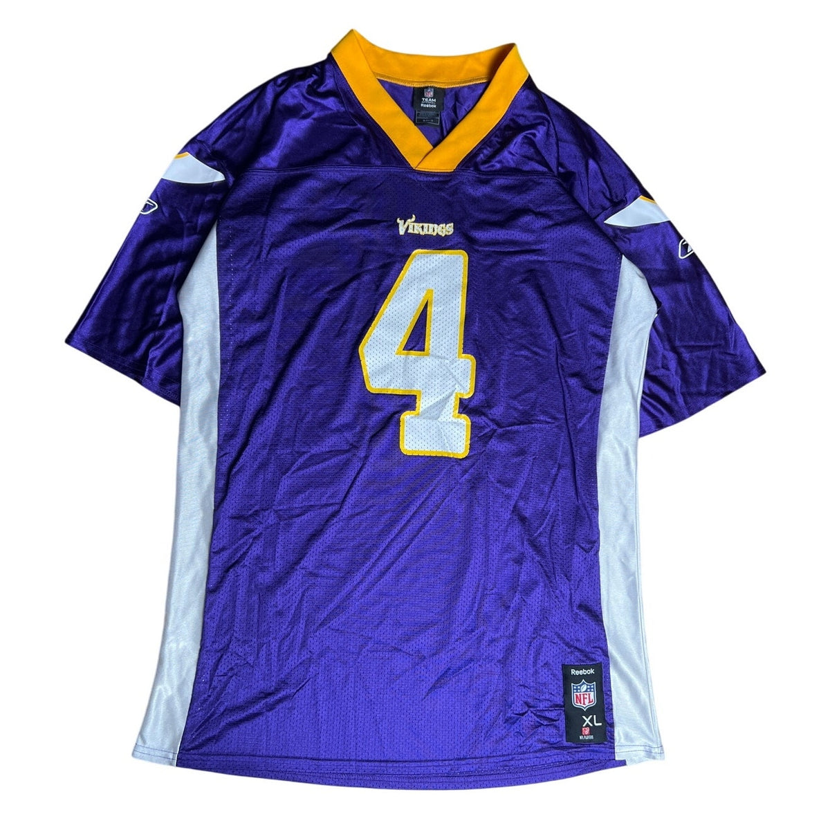 Vintage Brett Favre #4 Football Jersey Minnesota Vikings NFL Men XL