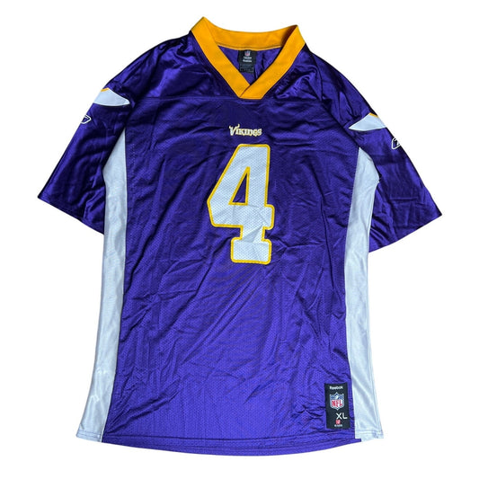 Vintage Brett Favre #4 Football Jersey Minnesota Vikings NFL Men XL