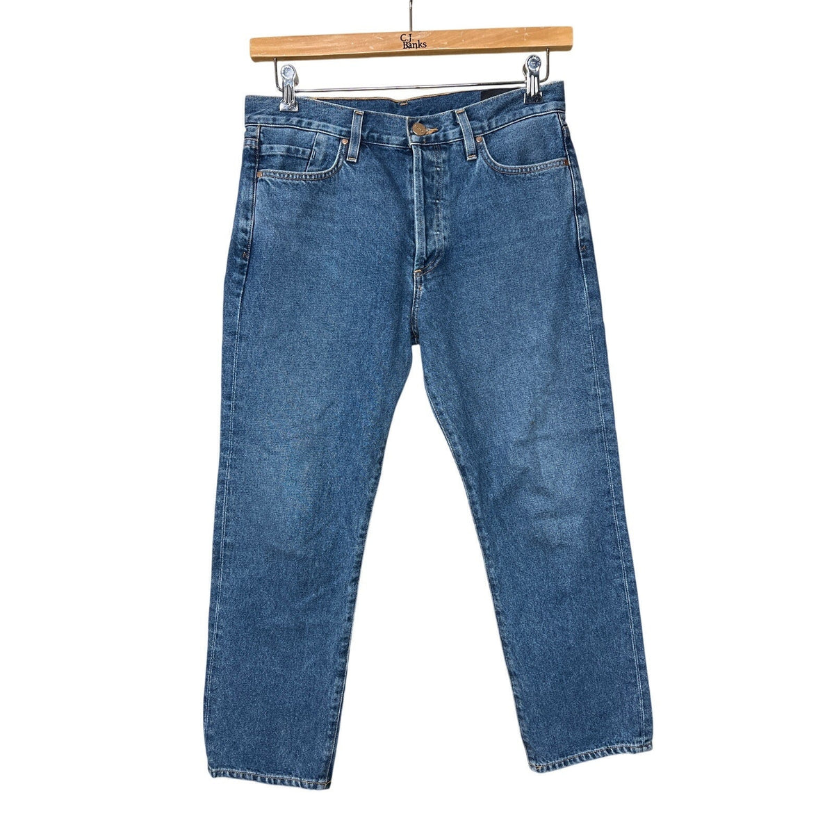 Goldsign Harper Straight Leg Ankle Cropped Jeans Women's Size 27