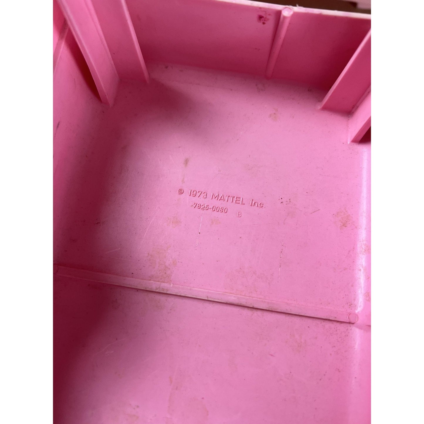 Mattel Barbie Doll Furniture Lot Pink Orange Yellow Made In USA 1973 Vintage