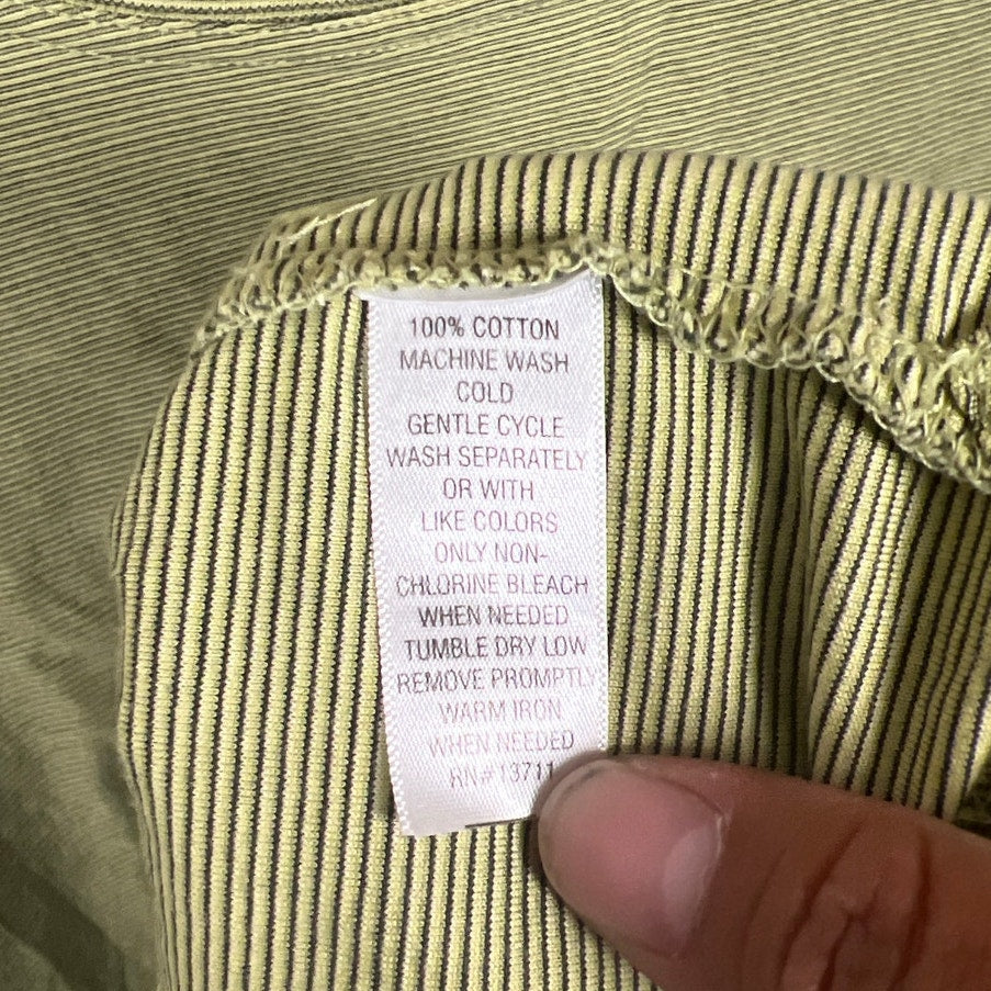 Marshall Field's Double Mercerized Cotton Size Large 100% Green