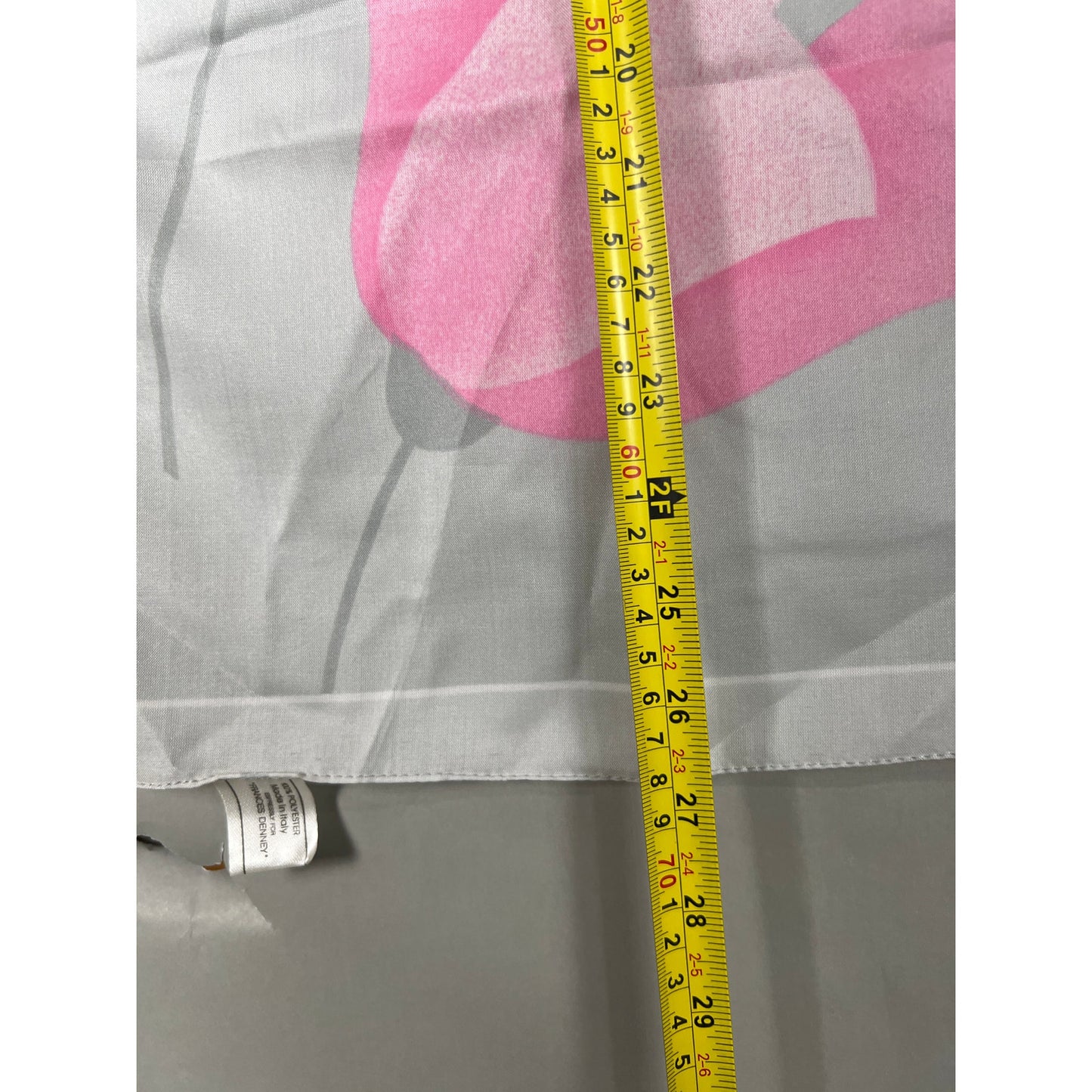 Frances Denney Polyester Made In Italy Floral Scarf