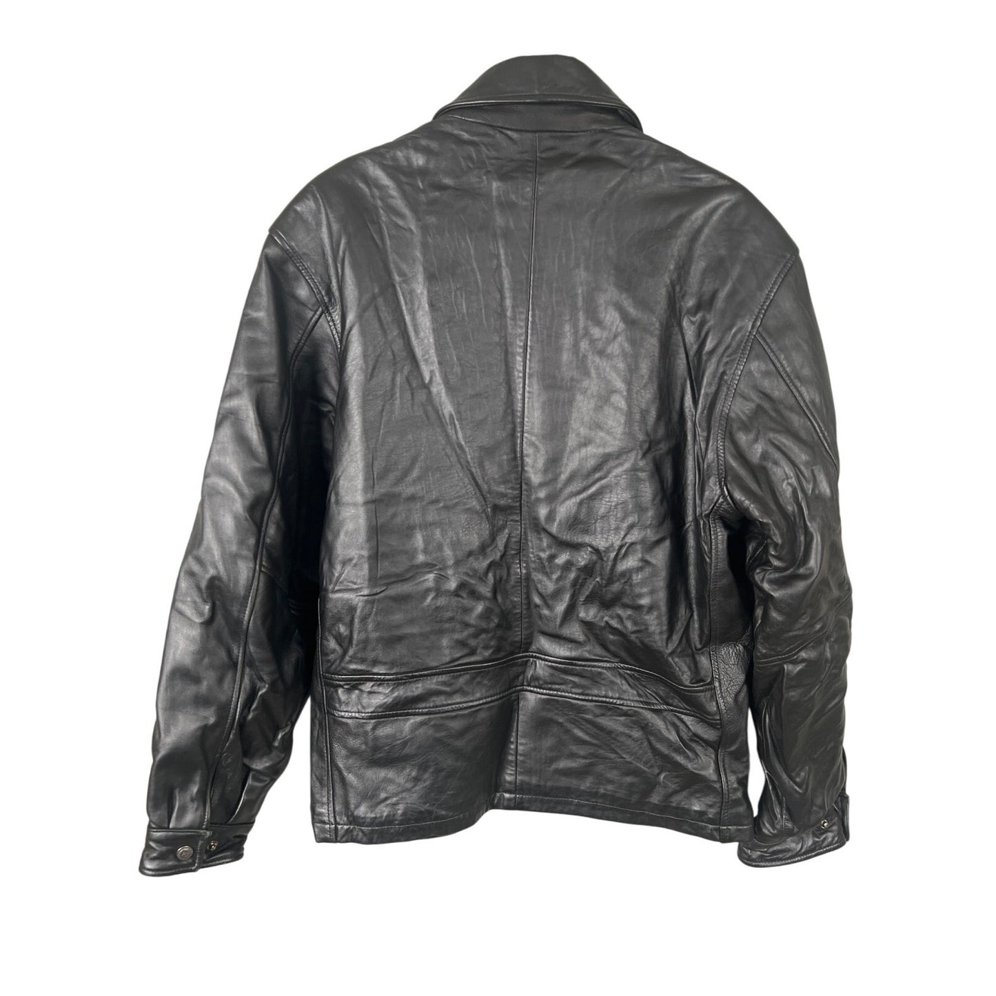 Wilson Leather Pelle Studio Men Size Small Black Jacket