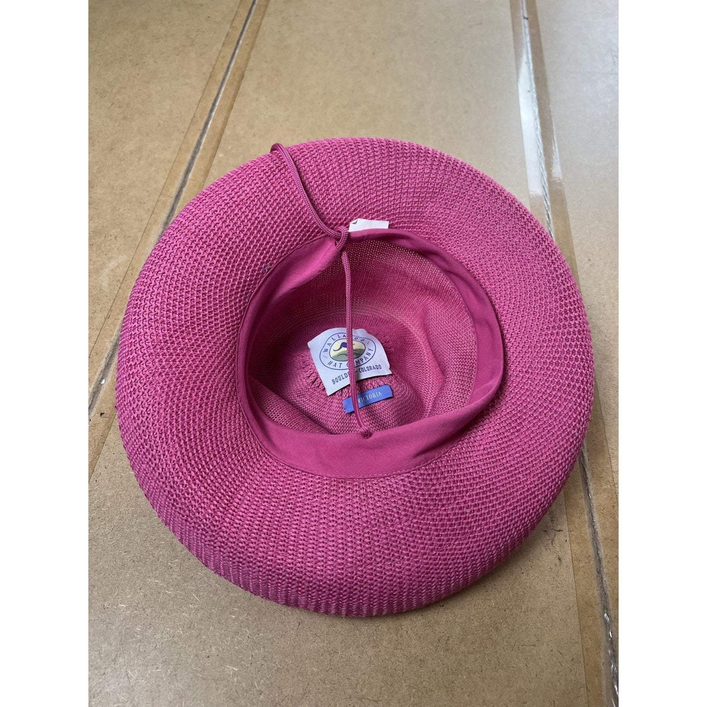 Wallaroo Hat Company Sun Hat Womens One Size Pink Victoria Wide Brim Beach