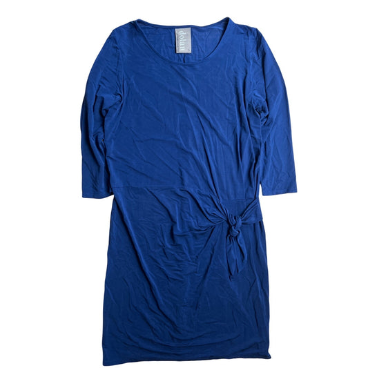 Anthropologie Dolan Sanibel Blue Sleeve Side Tie Dress Size S
