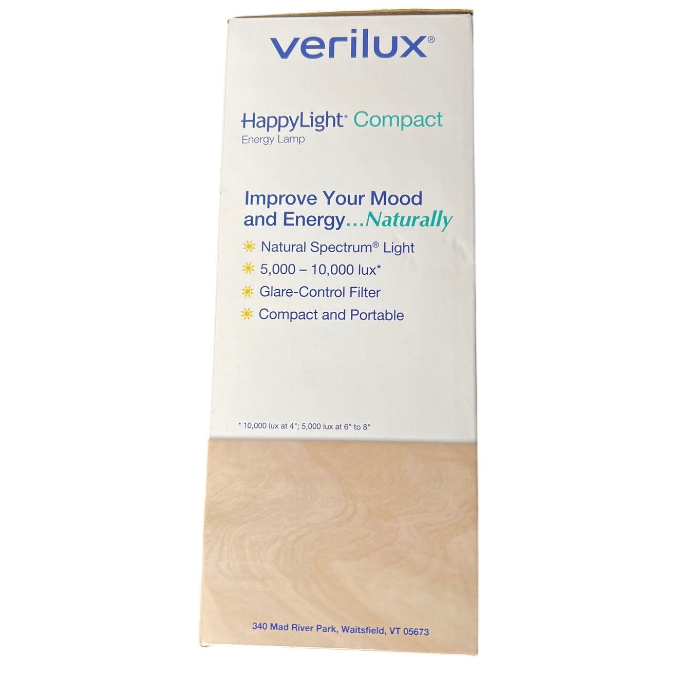 HappyLight Compact Energy Lamp By Verilux Therapy Light