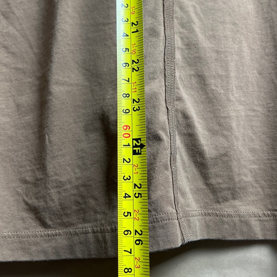 Lululemon 100% Pima Cotton Shirt Compass Size 8 Brown Earth Tone