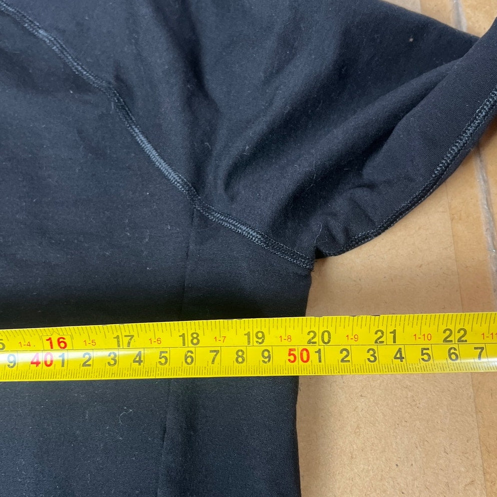 Sweaty Betty Hoodie Womens M Black Escape Luxe Fleece Pullover Funnel Neck