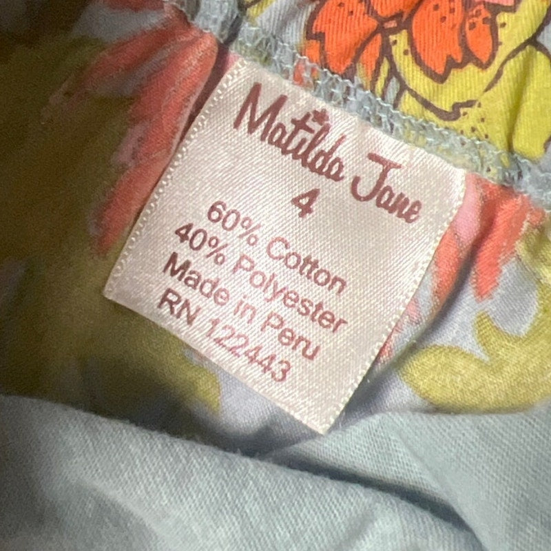 Matilda  Jane Girls Skirt  Size 4 Field Trip Jesse Tutu Twirl Circle