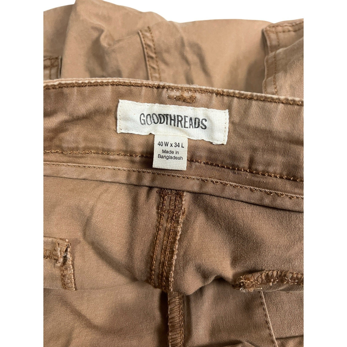 Goodthreads Khaki Chino Workwear Pants Size 40w x 34L