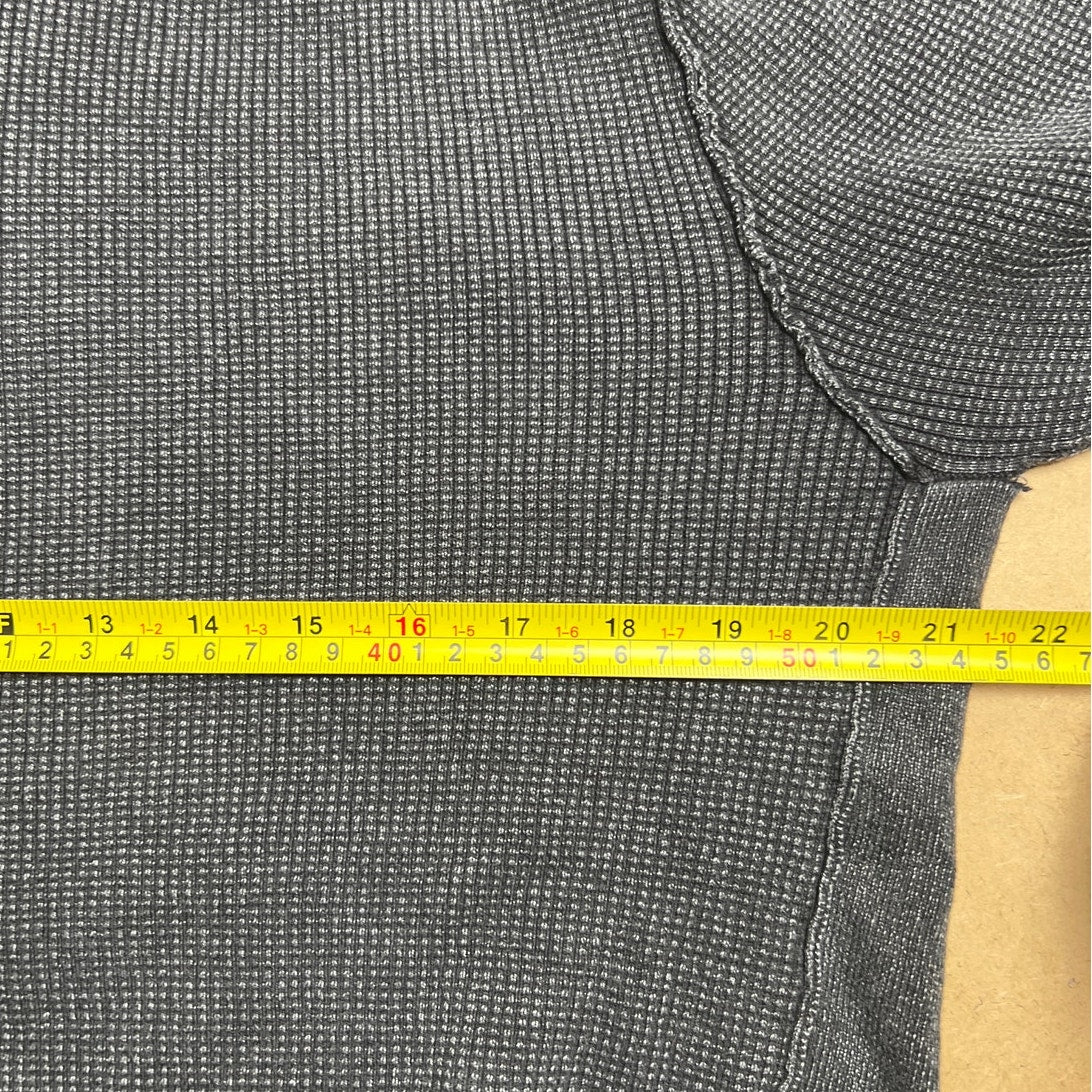 Never Lose Hedge Stonewashed Black Long Sleeve Men XL