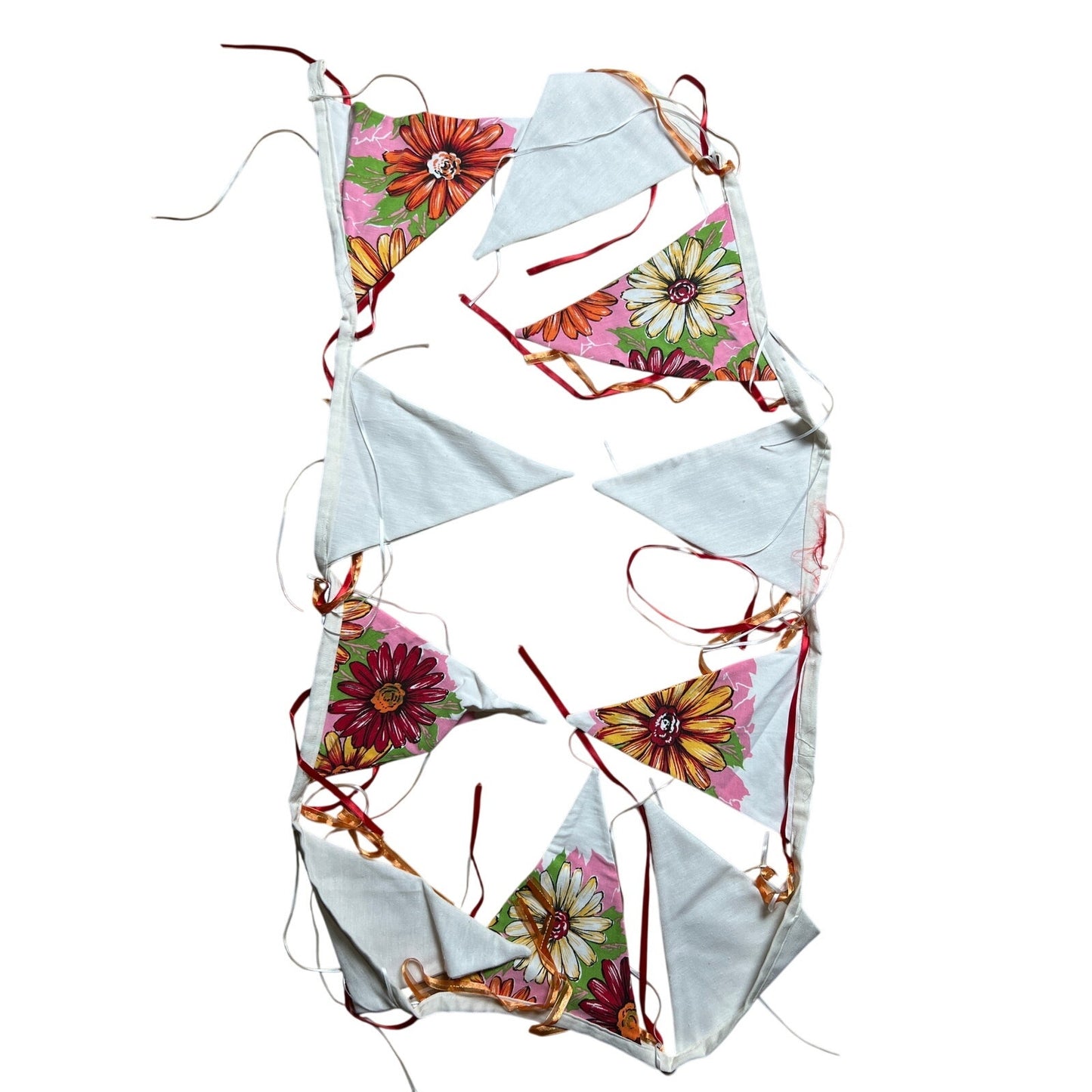 Floral Multi-Color Bunting Flag *Dimensions in Picture*