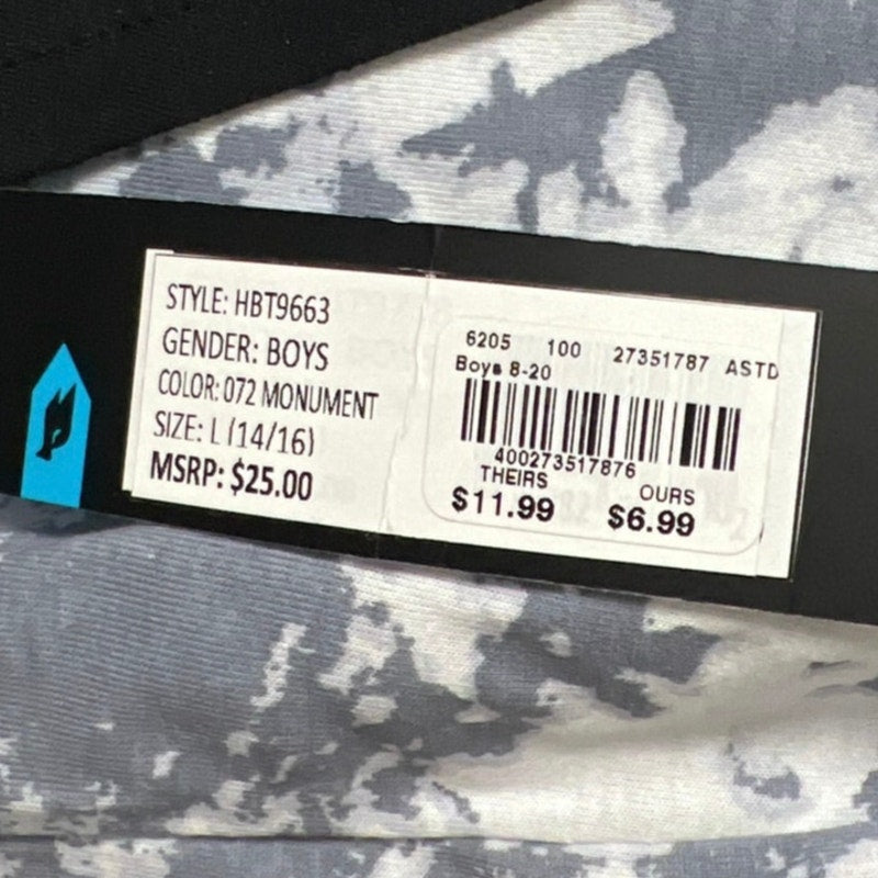 Tony Hawk NWT Cut T-shirt Hoodie Size Large Boys Marble Pattern