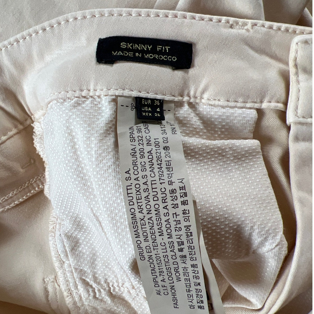 Massimo Dutti White Flare Wide Leg Women Size 4
