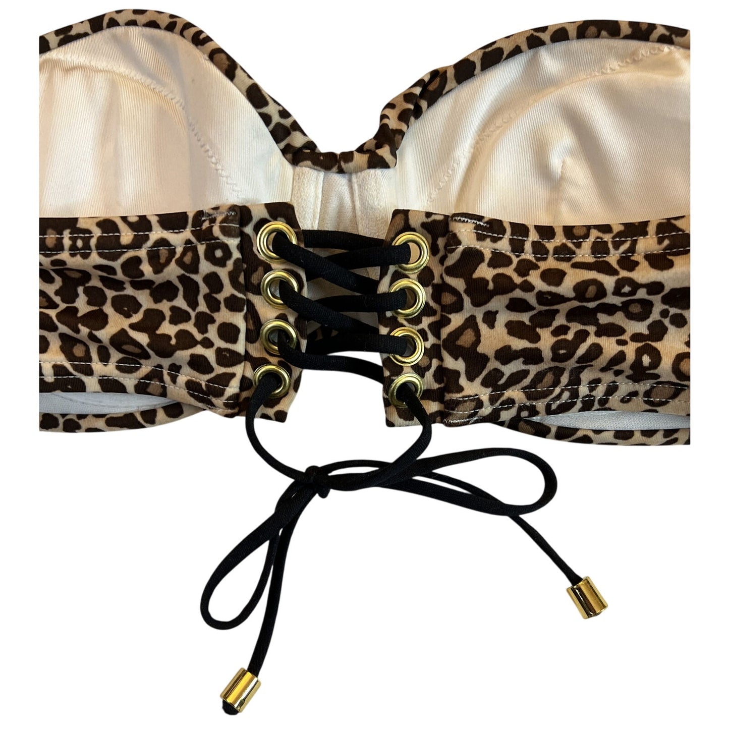 Victoria's Victoria Secret 34B Bikini - Leopard Print - EUC