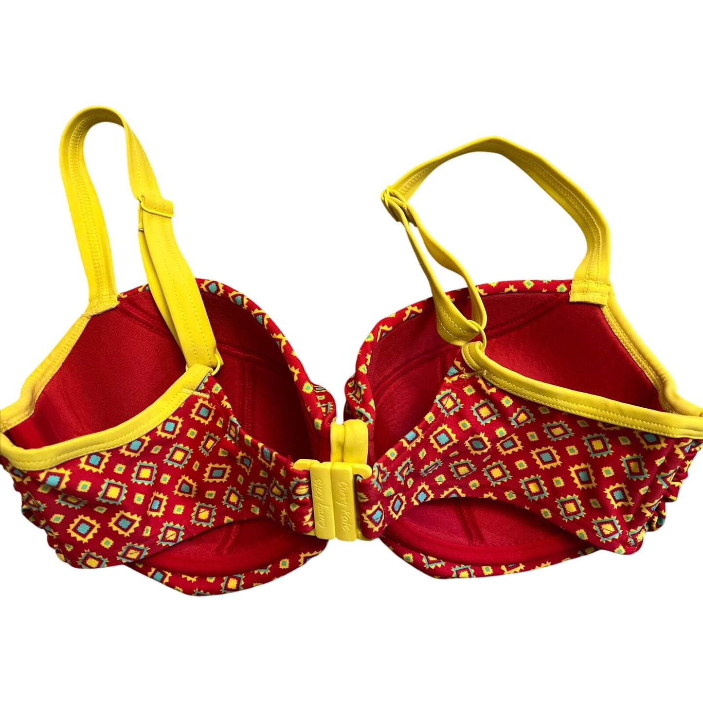 Curvy Kate Red Bikini Set 32DDD 32E and XS Bottom - EUC