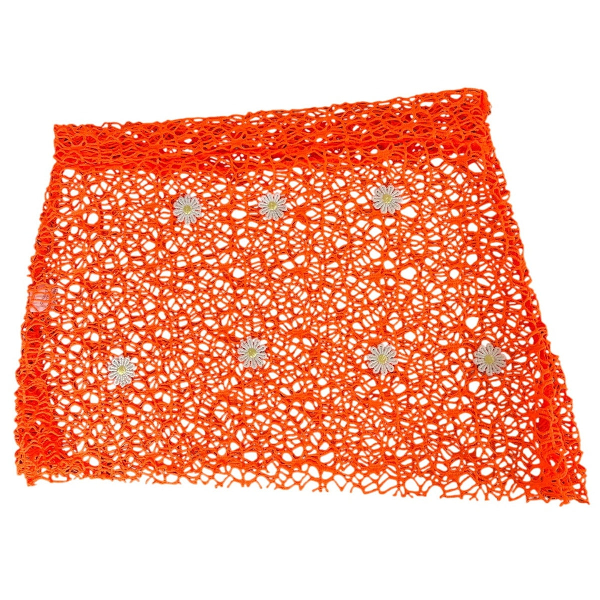 Unbranded Swim Floral Knit Orange Bottoms Size Small