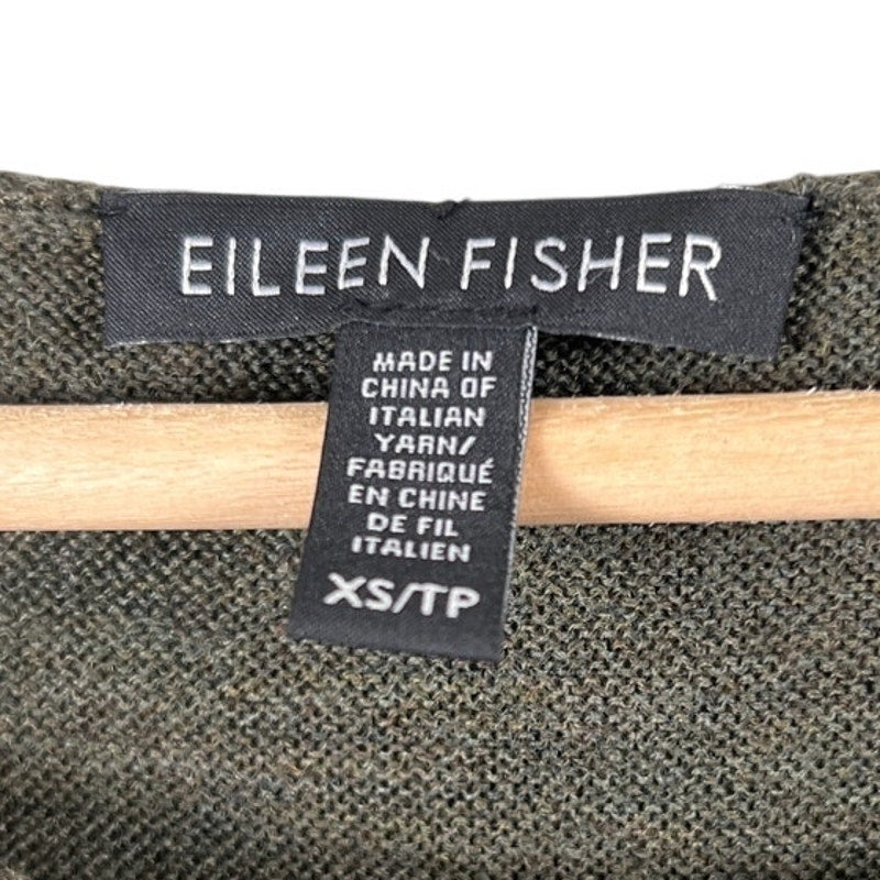 Eileen Fisher Gray Women's Size XS Long Sleeve Top